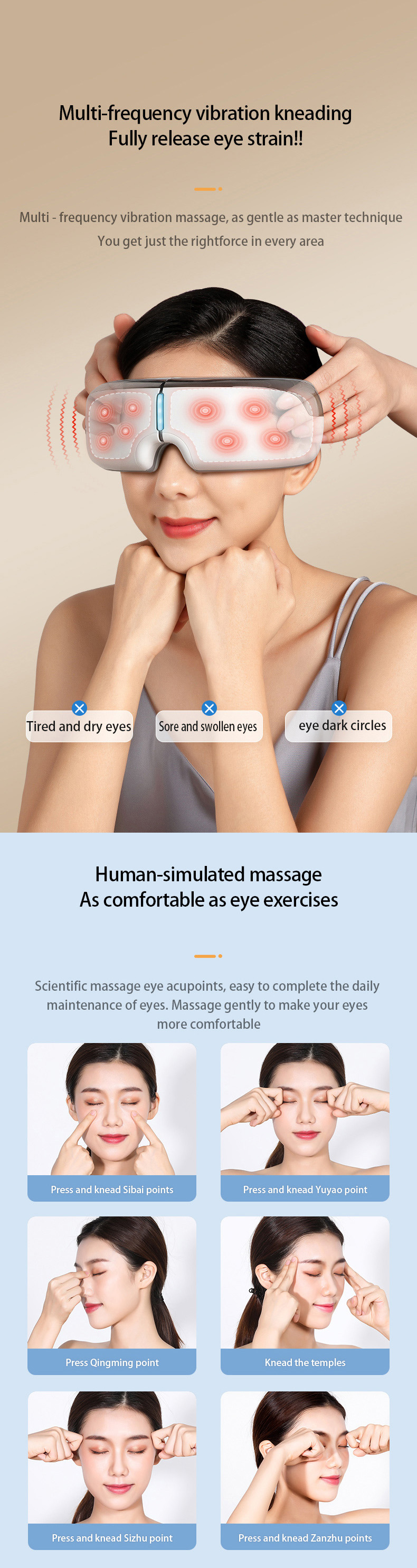 eye massager eye massage equipment smart eye massager electric eye massager